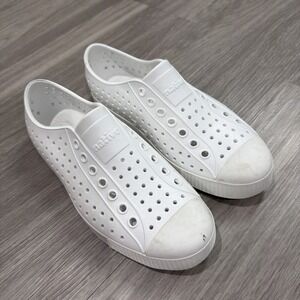 Native White Jefferson Slip On Perforated EVA Shoes Woman's 7 Men's 5